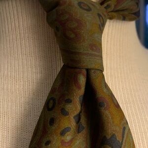 MARIANO L RUBINACCI 90’s BESPOKE NEAPOLITAN LUXURY SILK NECKTIE